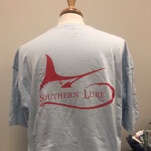 NWT Southern Lure Marlin Sky Blue Tee Shirt 2XL